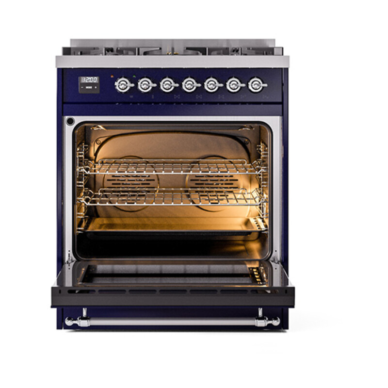 Nostalgie II 30 inch Dual Fuel Range with 5 Burners UP30QNMPMBCLP