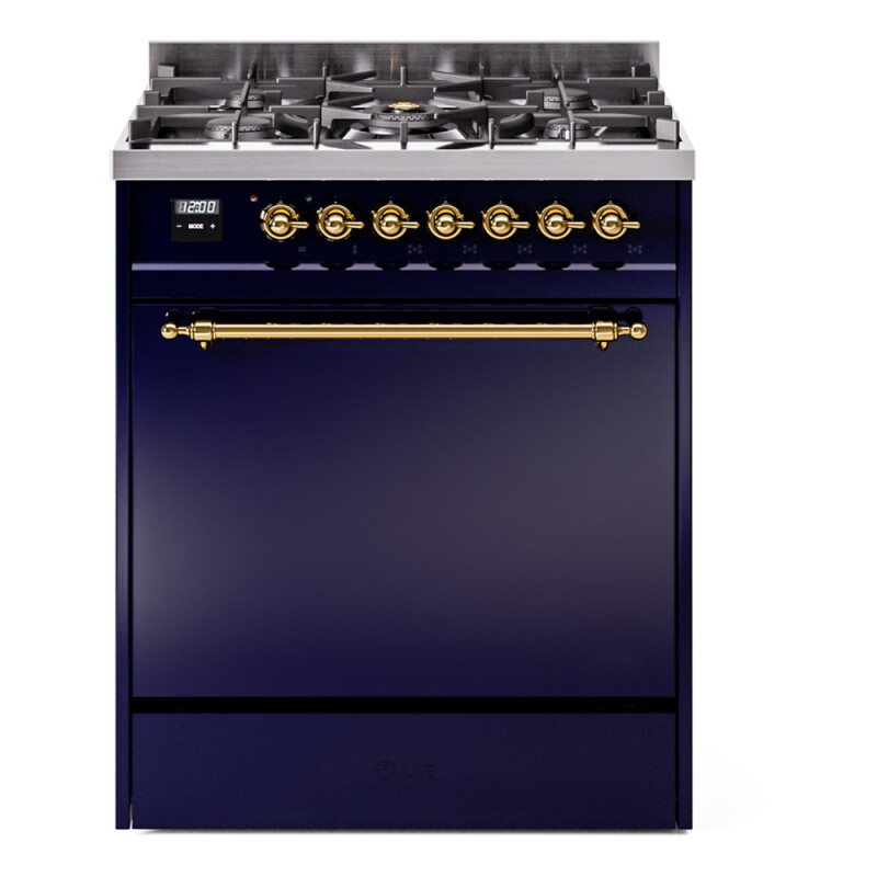 Nostalgie II 30 inch Dual Fuel Range with 5 Burners UP30QNMPMBGLP