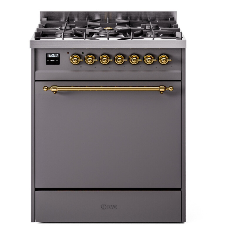 Nostalgie II 30 inch Dual Fuel Range with 5 Burners UP30QNMPMGG