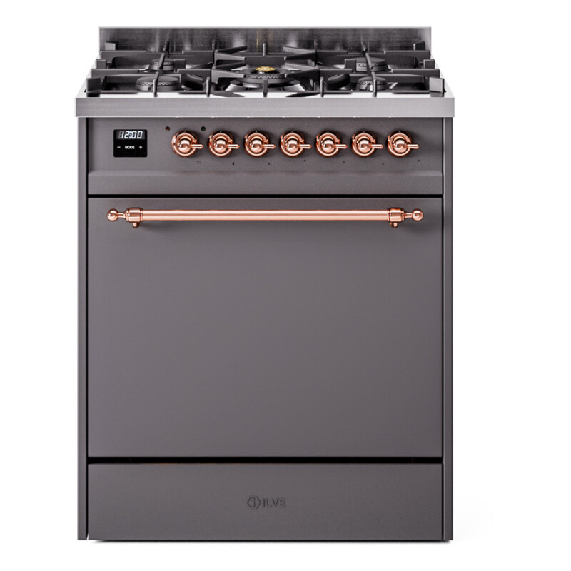 Nostalgie II 30 inch Dual Fuel Range with 5 Burners UP30QNMPMGPLP