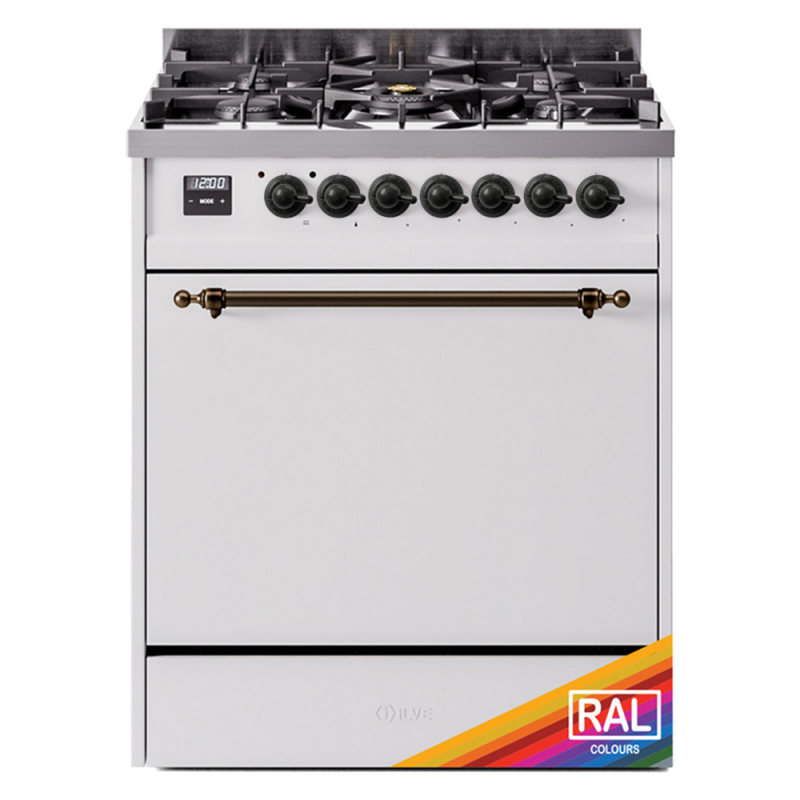 Nostalgie II 30 inch Dual Fuel Range with 5 Burners UP30QNMPRAB