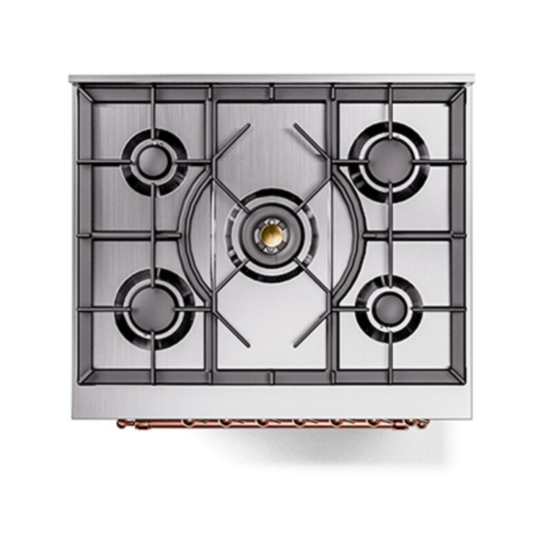 Nostalgie II 30 inch Dual Fuel Range with 5 Burners UP30QNMPSSP