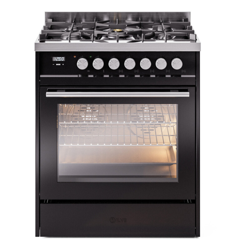 Professional Plus II 30 inch Dual Fuel Range UP30WMPBKLP