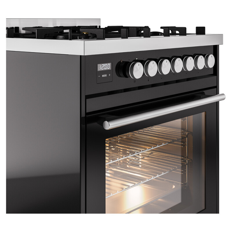 Professional Plus II 30 inch Dual Fuel Range UP30WMPBKLP