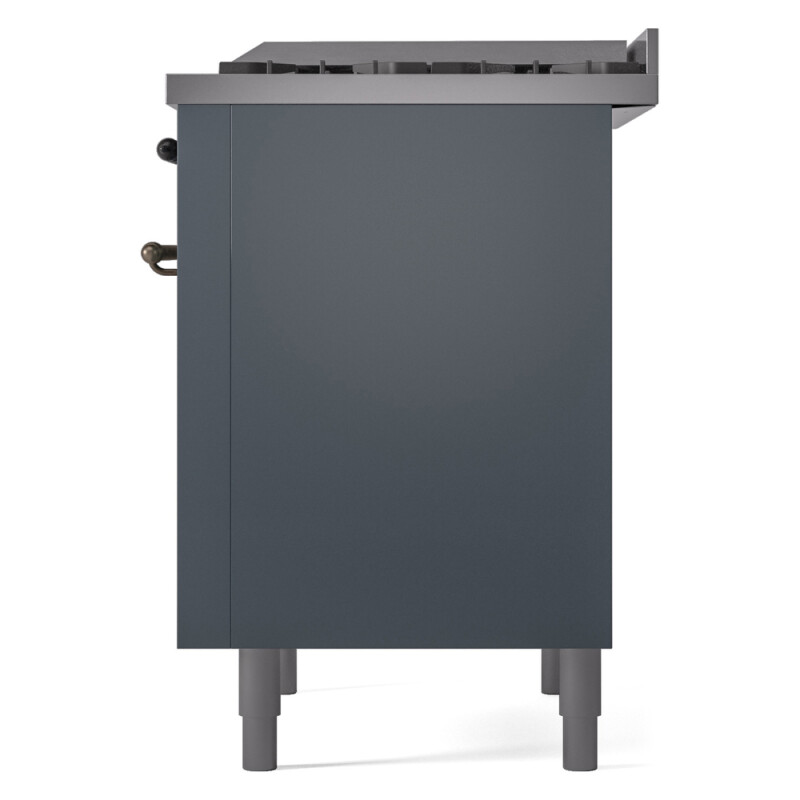 Nostalgie II 36 inch Dual Fuel Range with 6 Burners and Griddle UP36FNMPBGBLP