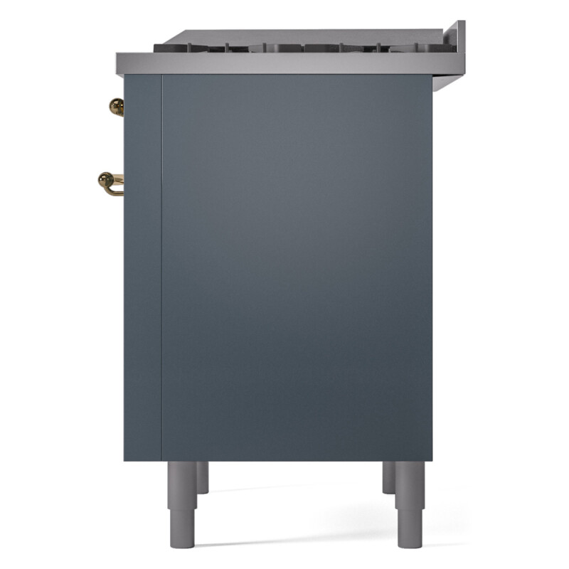 Nostalgie II 36 inch Dual Fuel Range with 6 Burners and Griddle UP36FNMPBGGLP