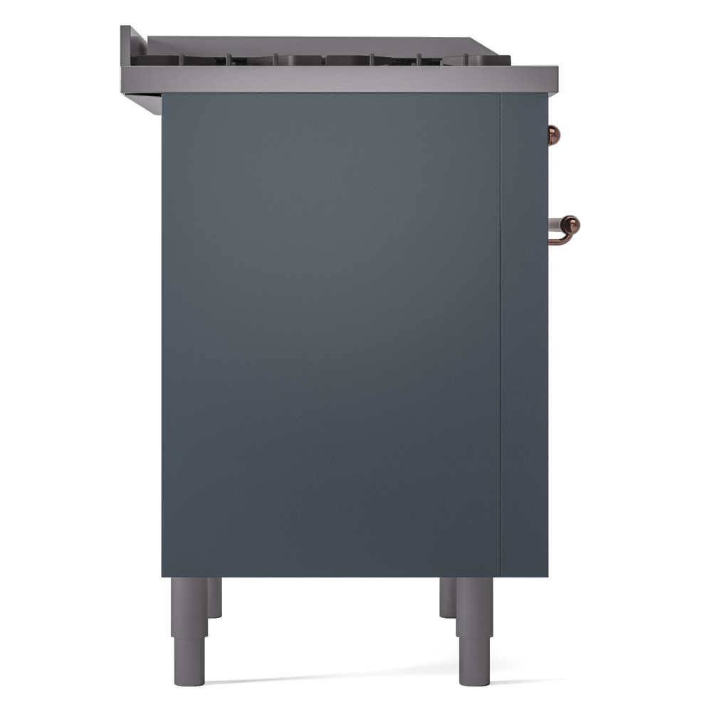 Nostalgie II 36 inch Dual Fuel Range with 6 Burners and Griddle UP36FNMPBGPLP