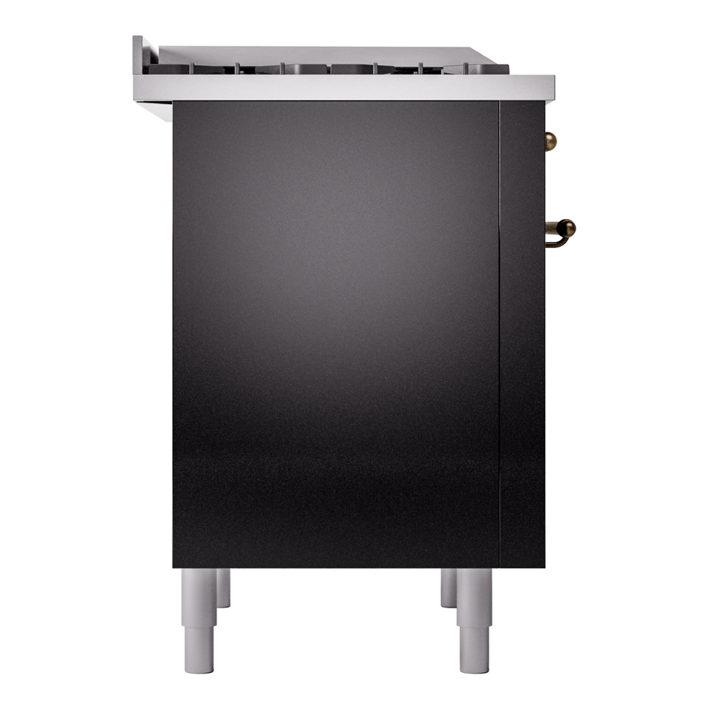 Nostalgie II 36 inch Dual Fuel Range with 6 Burners and Griddle UP36FNMPBKB