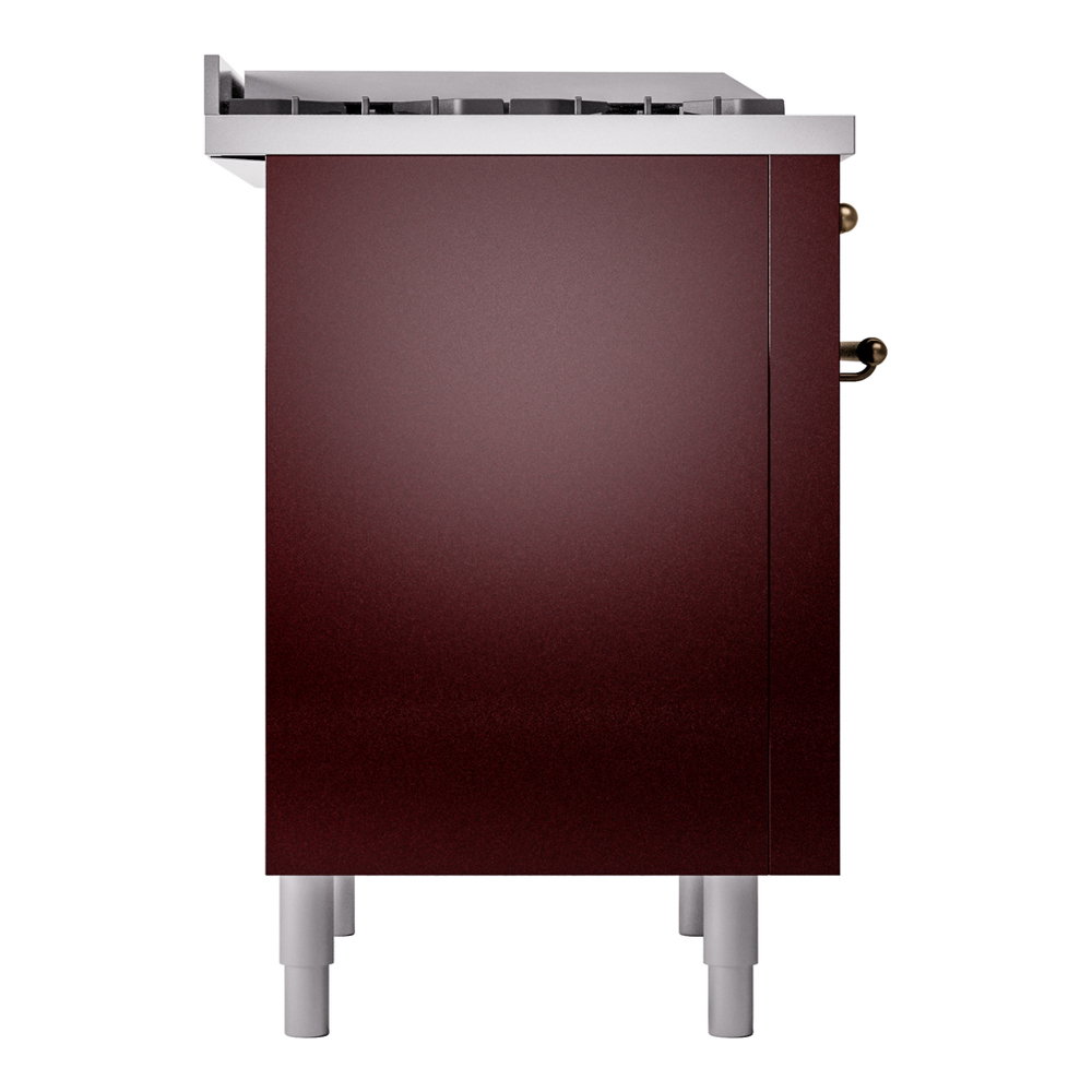 Nostalgie II 36 inch Dual Fuel Range with 6 Burners and Griddle UP36FNMPBUBLP