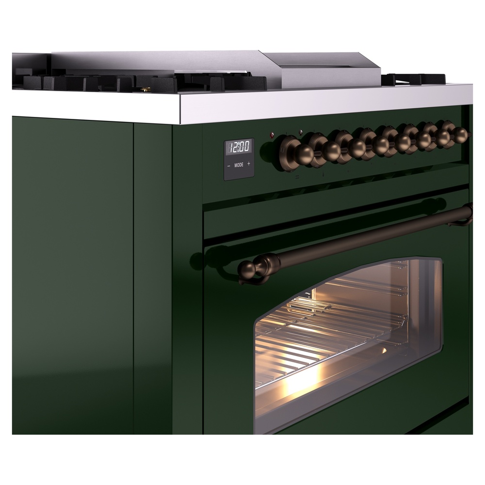 Nostalgie II 36 inch Dual Fuel Range with 6 Burners and Griddle UP36FNMPEGB