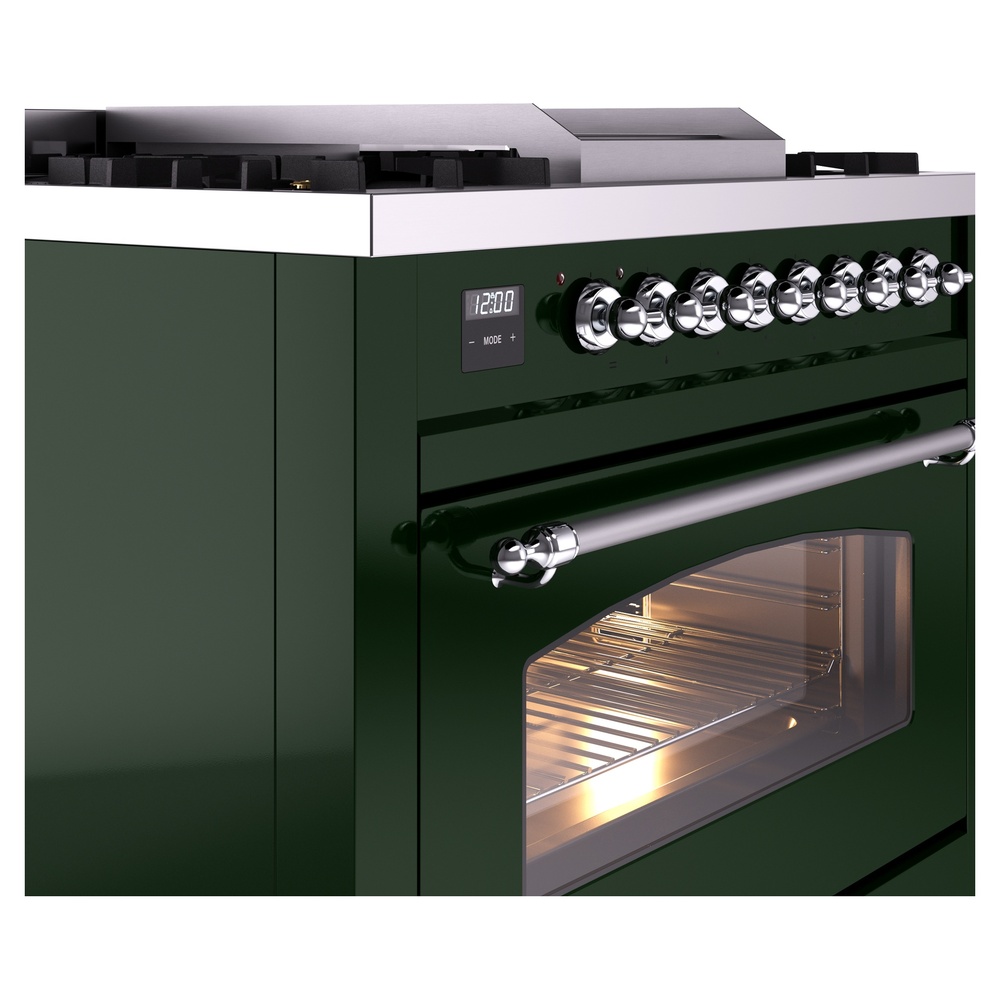 Nostalgie II 36 inch Dual Fuel Range with 6 Burners and Griddle UP36FNMPEGC