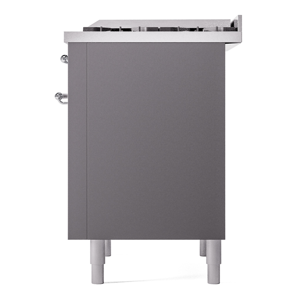 Nostalgie II 36 inch Dual Fuel Range with 6 Burners and Griddle UP36FNMPMGC
