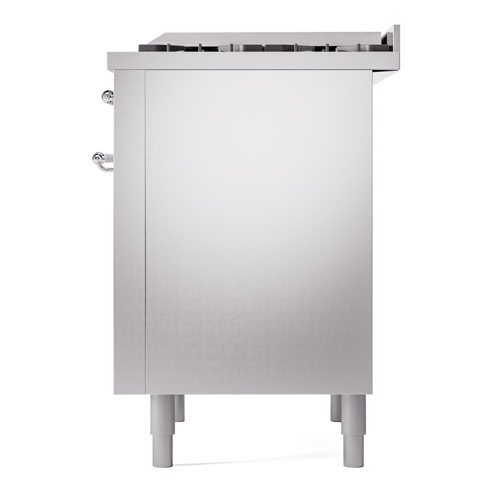 Nostalgie II 36 inch Dual Fuel Range with 6 Burners and Griddle UP36FNMPSSCLP