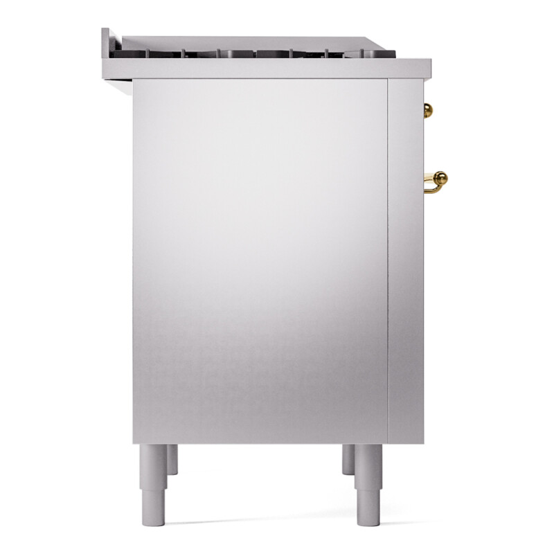 Nostalgie II 36 inch Dual Fuel Range with 6 Burners and Griddle UP36FNMPSSGLP