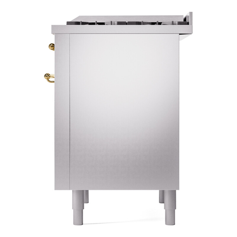 Nostalgie II 36 inch Dual Fuel Range with 6 Burners and Griddle UP36FNMPSSGLP