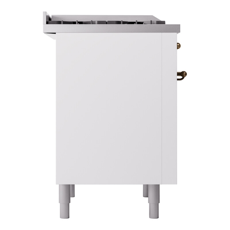 Nostalgie II 36 inch Dual Fuel Range with 6 Burners and Griddle UP36FNMPWHBLP