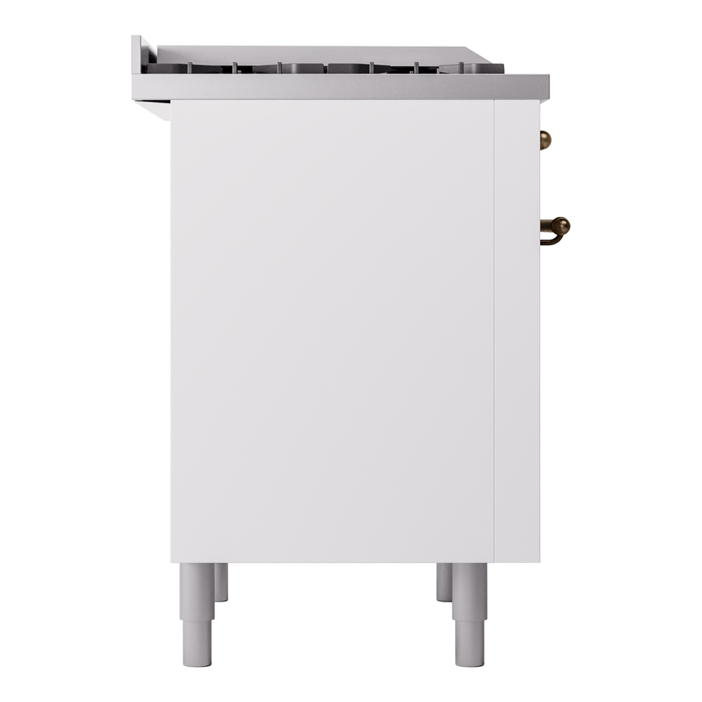 Nostalgie II 36 inch Dual Fuel Range with 6 Burners and Griddle UP36FNMPWHB