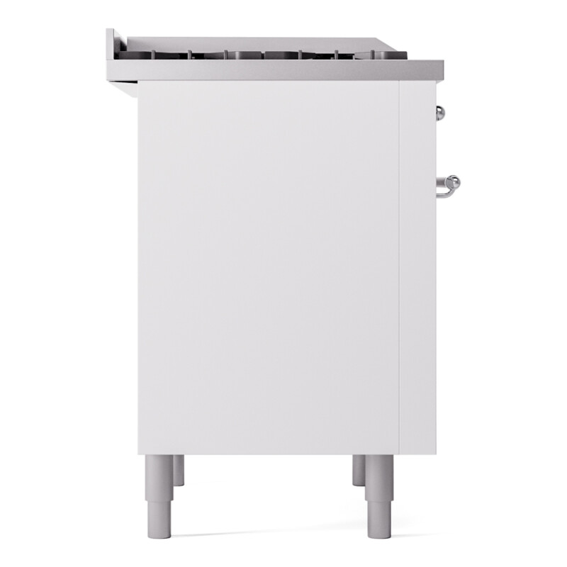 Nostalgie II 36 inch Dual Fuel Range with 6 Burners and Griddle UP36FNMPWHCLP