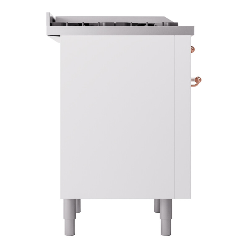 Nostalgie II 36 inch Dual Fuel Range with 6 Burners and Griddle UP36FNMPWHPLP