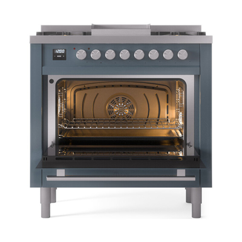 Professional Plus II 36 inch Dual Fuel Range UP36FQMPBGLP