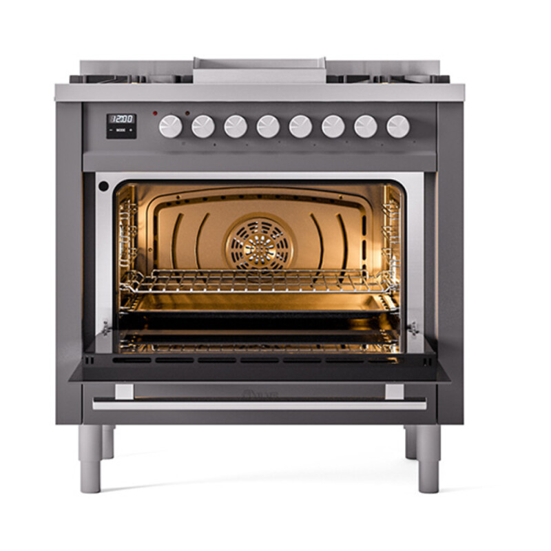 Professional Plus II 36 inch Dual Fuel Range UP36FQMPMGLP