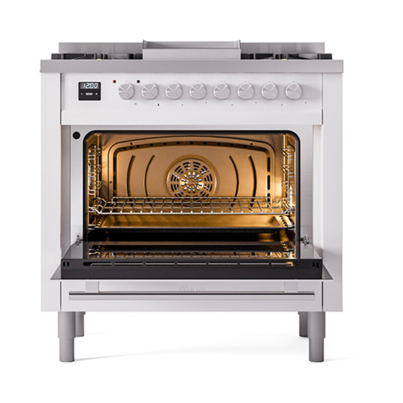 Professional Plus II 36 inch Dual Fuel Range UP36FQMPWH