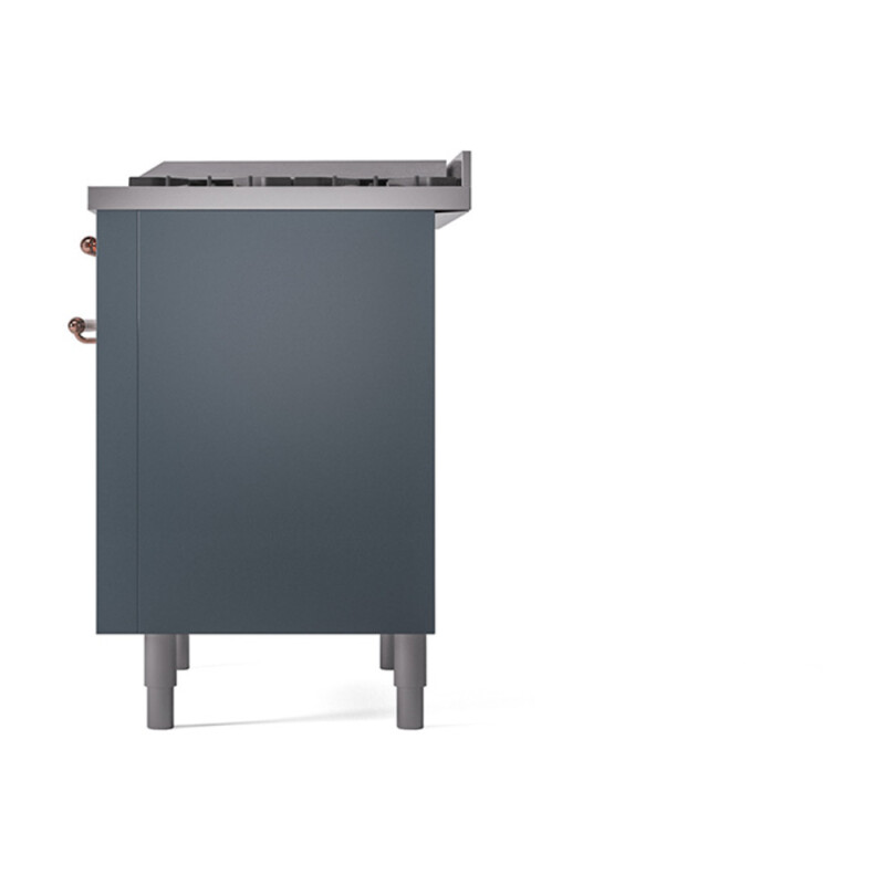 Nostalgie II 36 inch Dual Fuel Range with 6 Burners and Griddle UP36FQNMPBGPLP