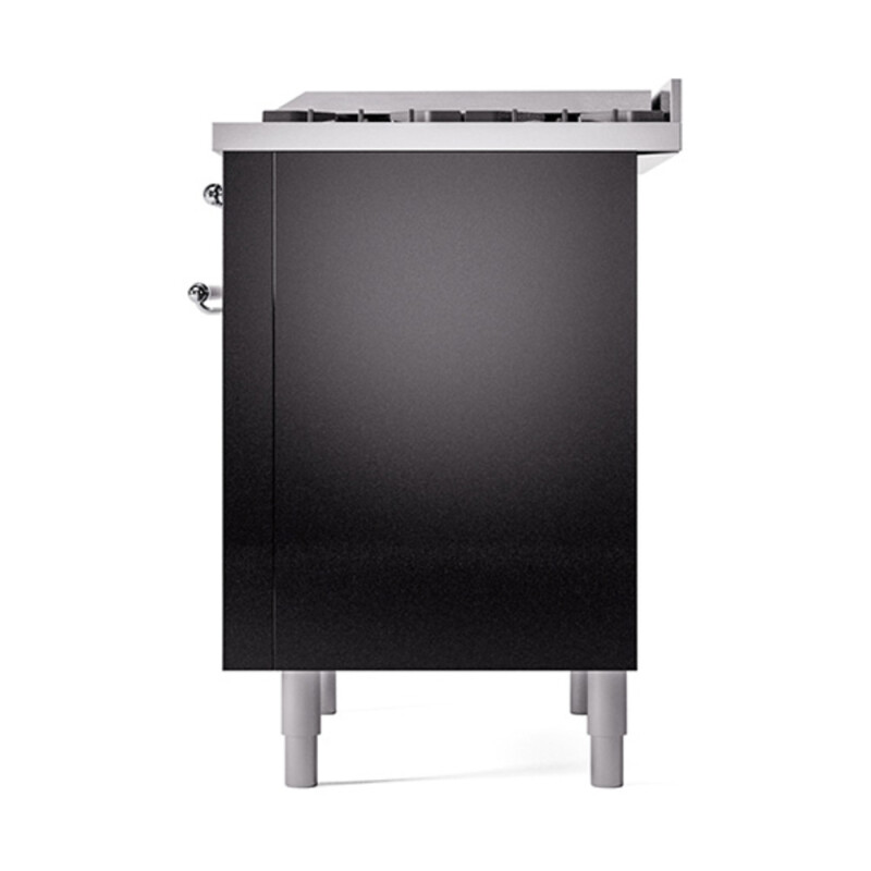 Nostalgie II 36 inch Dual Fuel Range with 6 Burners and Griddle UP36FQNMPBKC