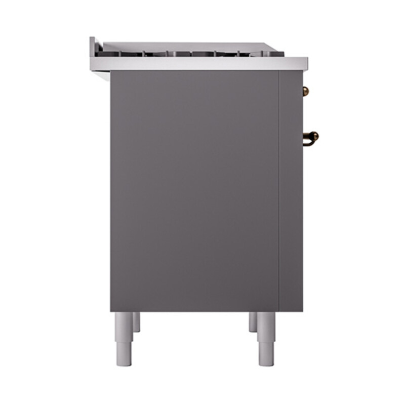 Nostalgie II 36 inch Dual Fuel Range with 6 Burners and Griddle UP36FQNMPMGBLP