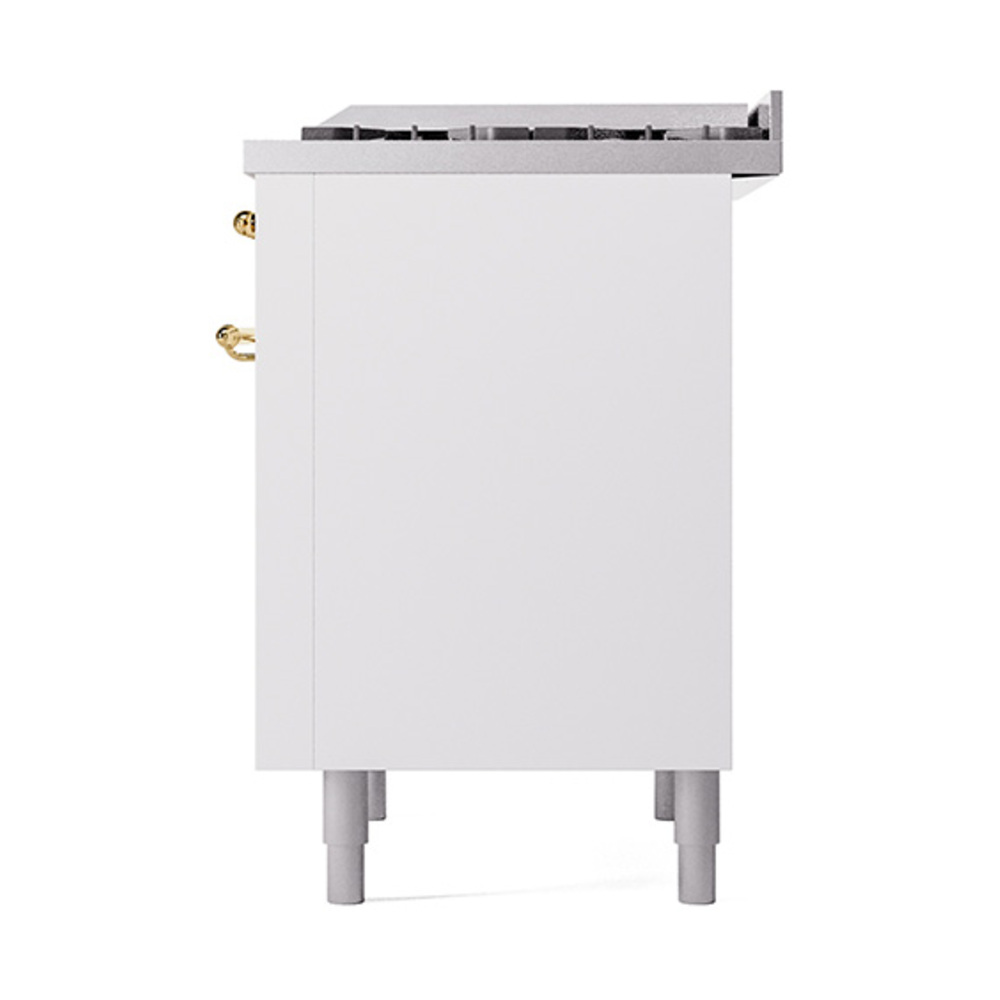 Nostalgie II 36 inch Dual Fuel Range with 6 Burners and Griddle UP36FQNMPWHG