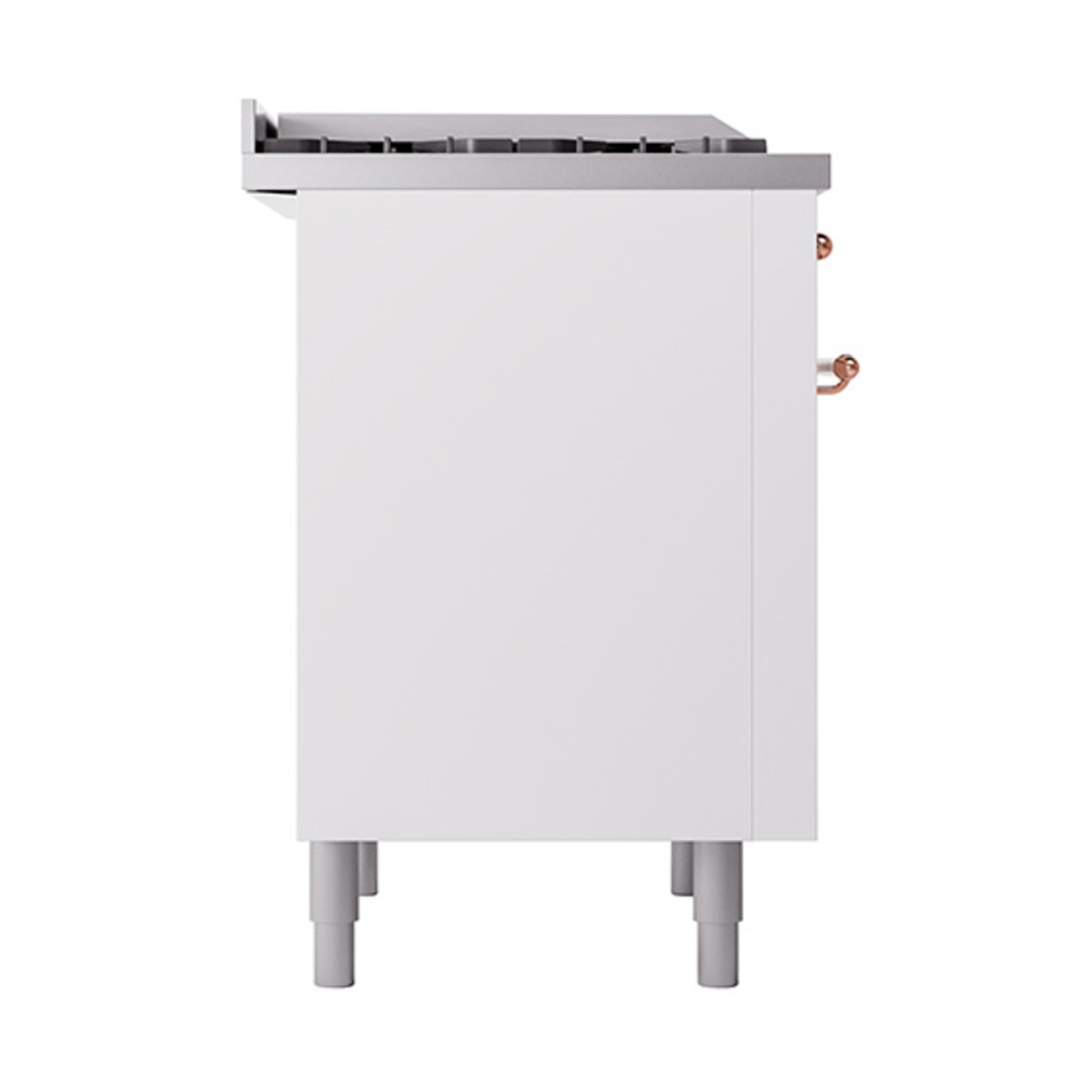 Nostalgie II 36 inch Dual Fuel Range with 6 Burners and Griddle UP36FQNMPWHP