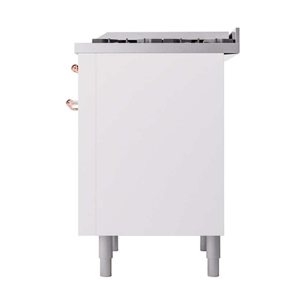 Nostalgie II 36 inch Dual Fuel Range with 6 Burners and Griddle UP36FQNMPWHP