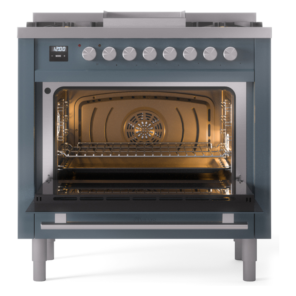 Professional Plus II 36 inch Dual Fuel Range UP36FWMPBGLP