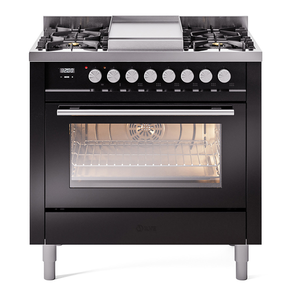 Professional Plus II 36 inch Dual Fuel Range UP36FWMPBK