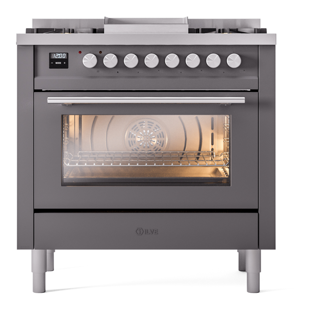 Professional Plus II 36 inch Dual Fuel Range UP36FWMPMGLP