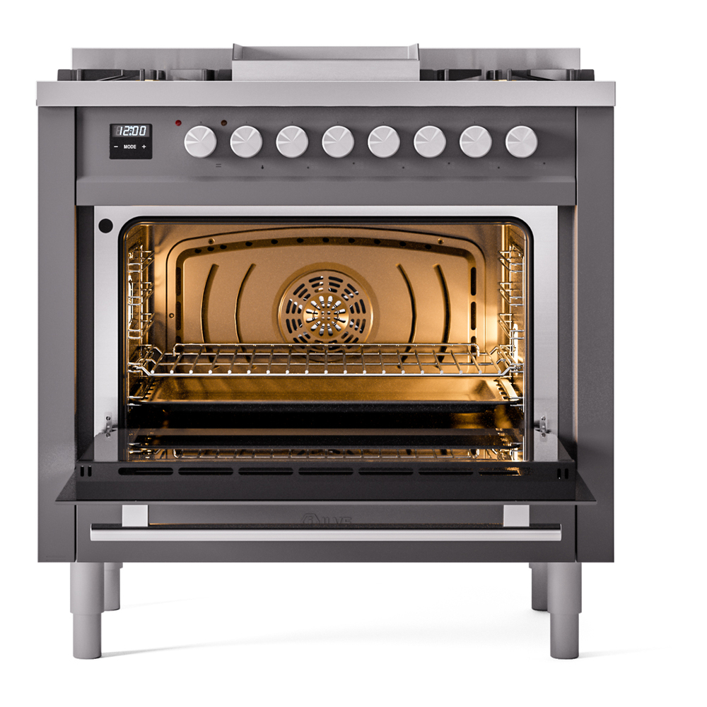 Professional Plus II 36 inch Dual Fuel Range UP36FWMPMGLP