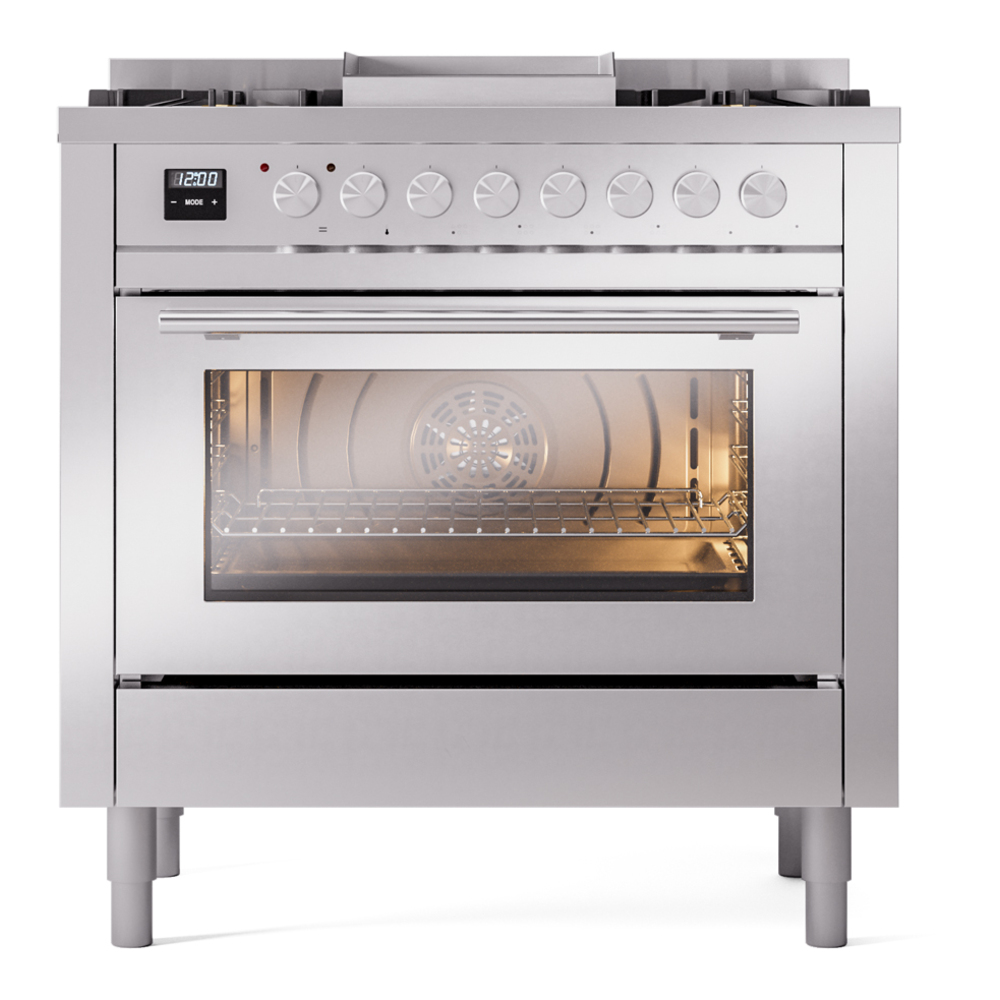 Professional Plus II 36 inch Dual Fuel Range UP36FWMPSSLP