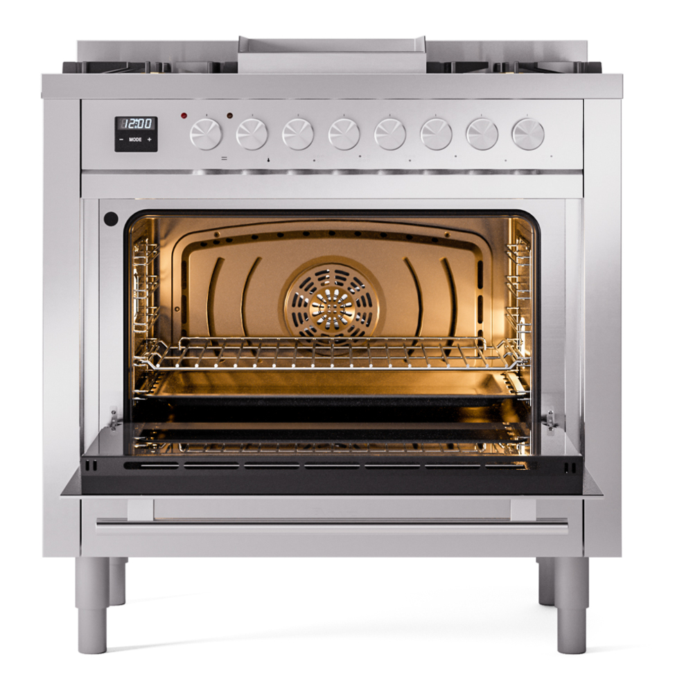 Professional Plus II 36 inch Dual Fuel Range UP36FWMPSSLP