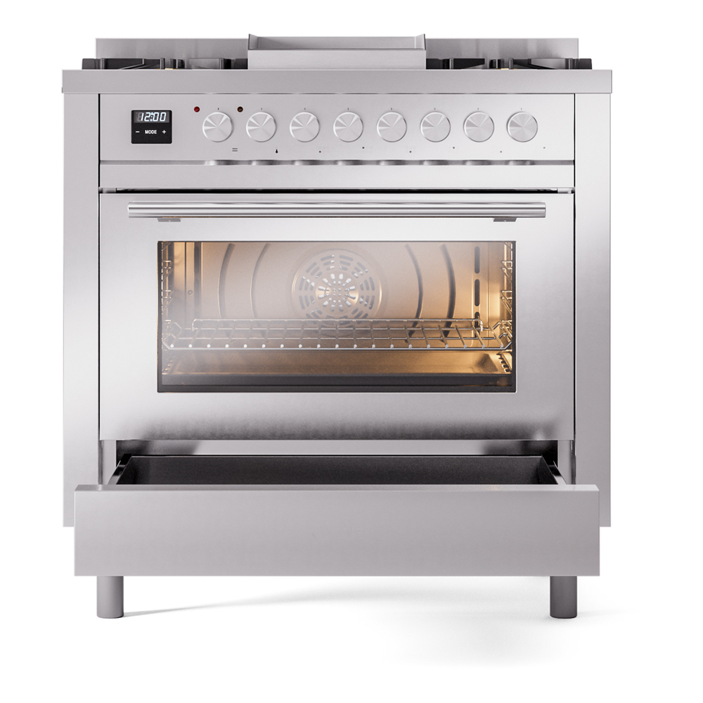 Professional Plus II 36 inch Dual Fuel Range UP36FWMPSS