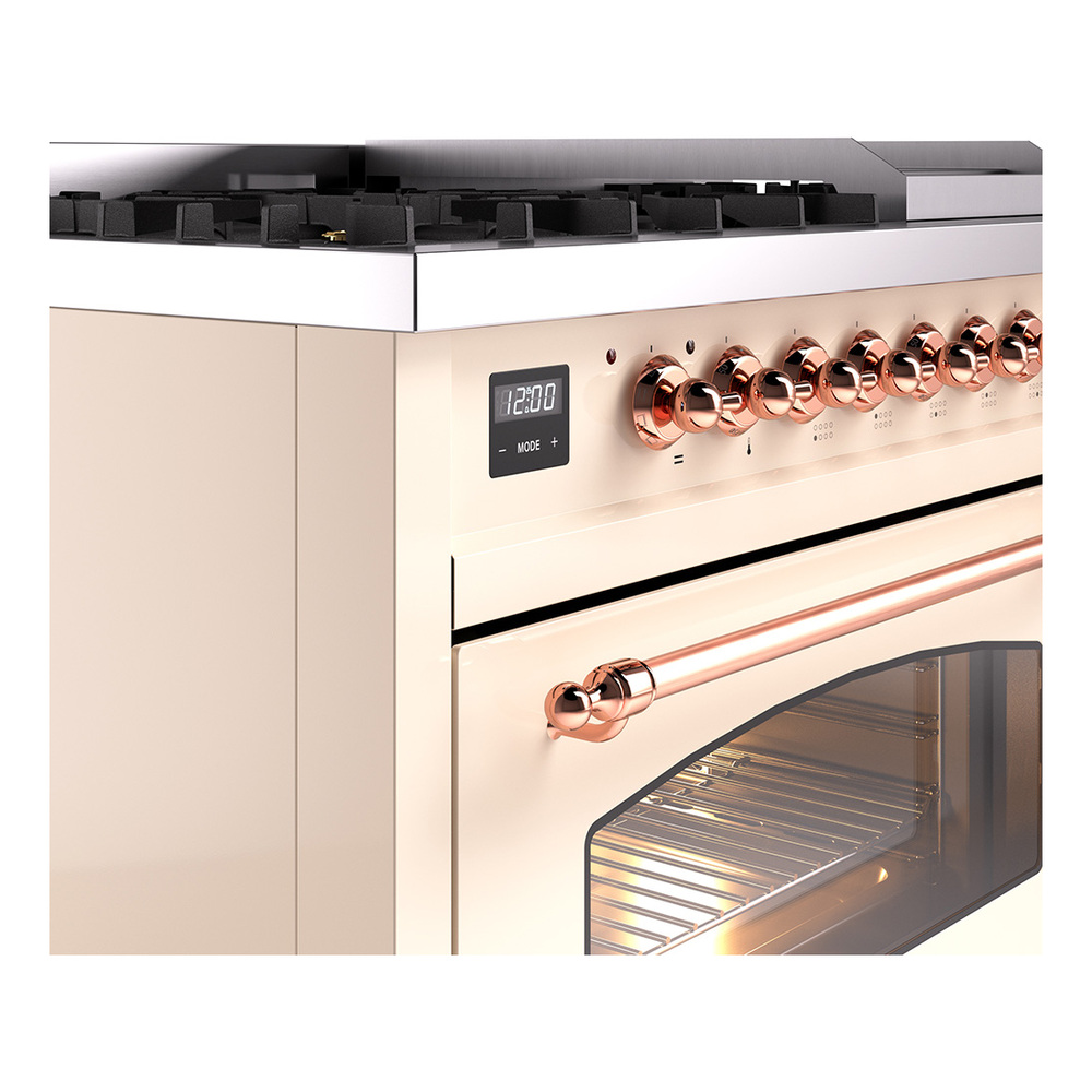 Nostalgie II 48 inch Dual Fuel Range with 5.02 cu. ft. Total Double Oven Capacity UP48FNMPAWPLP
