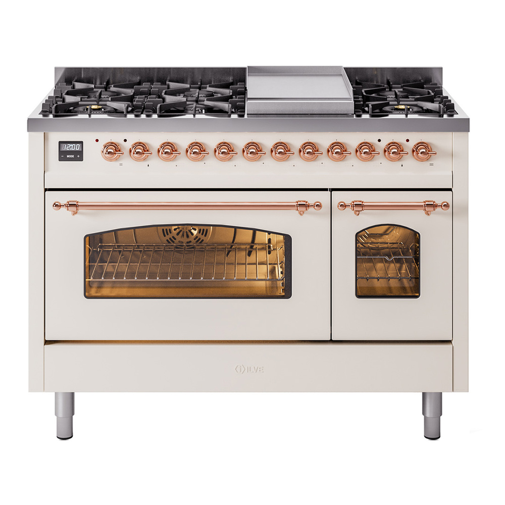 Nostalgie II 48 inch Dual Fuel Range with 5.02 cu. ft. Total Double Oven Capacity UP48FNMPAWP
