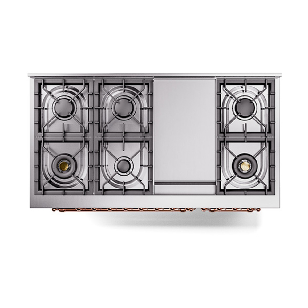 Nostalgie II 48 inch Dual Fuel Range with 5.02 cu. ft. Total Double Oven Capacity UP48FNMPBGP