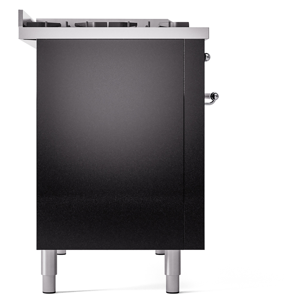 Nostalgie II 48 inch Dual Fuel Range with 5.02 cu. ft. Total Double Oven Capacity UP48FNMPBKCLP
