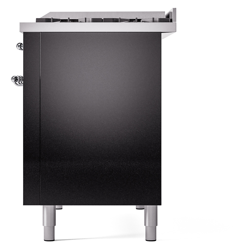 Nostalgie II 48 inch Dual Fuel Range with 5.02 cu. ft. Total Double Oven Capacity UP48FNMPBKCLP