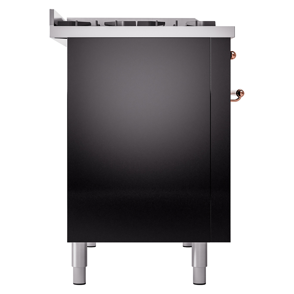 Nostalgie II 48 inch Dual Fuel Range with 5.02 cu. ft. Total Double Oven Capacity UP48FNMPBKPLP