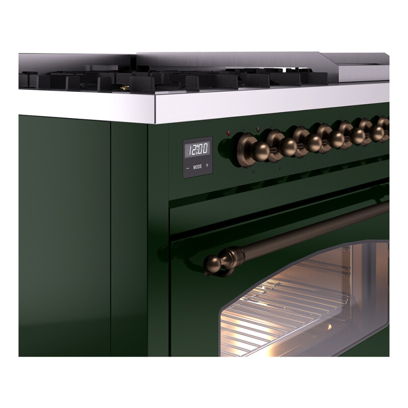 Nostalgie II 48 inch Dual Fuel Range with 5.02 cu. ft. Total Double Oven Capacity UP48FNMPEGB