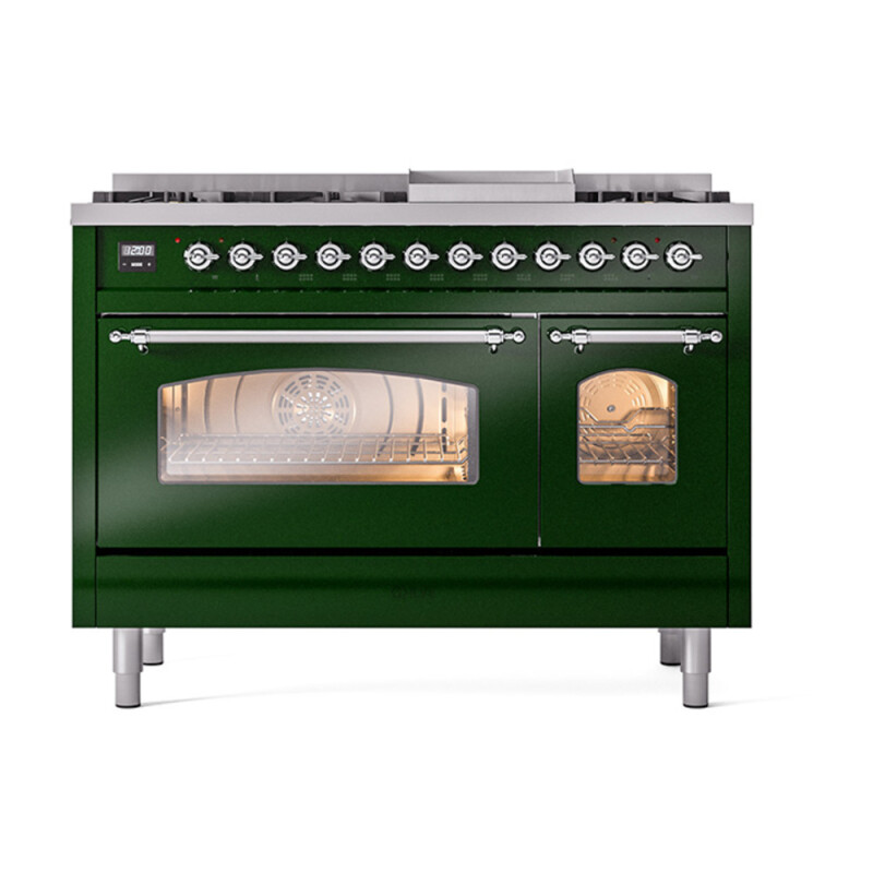 Nostalgie II 48 inch Dual Fuel Range with 5.02 cu. ft. Total Double Oven Capacity UP48FNMPEGC
