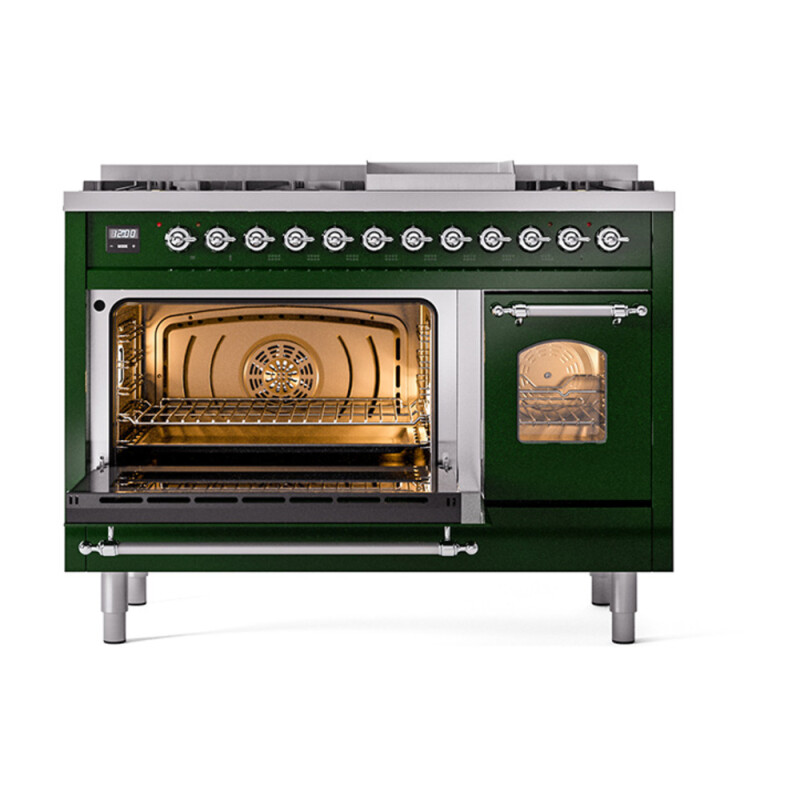 Nostalgie II 48 inch Dual Fuel Range with 5.02 cu. ft. Total Double Oven Capacity UP48FNMPEGC
