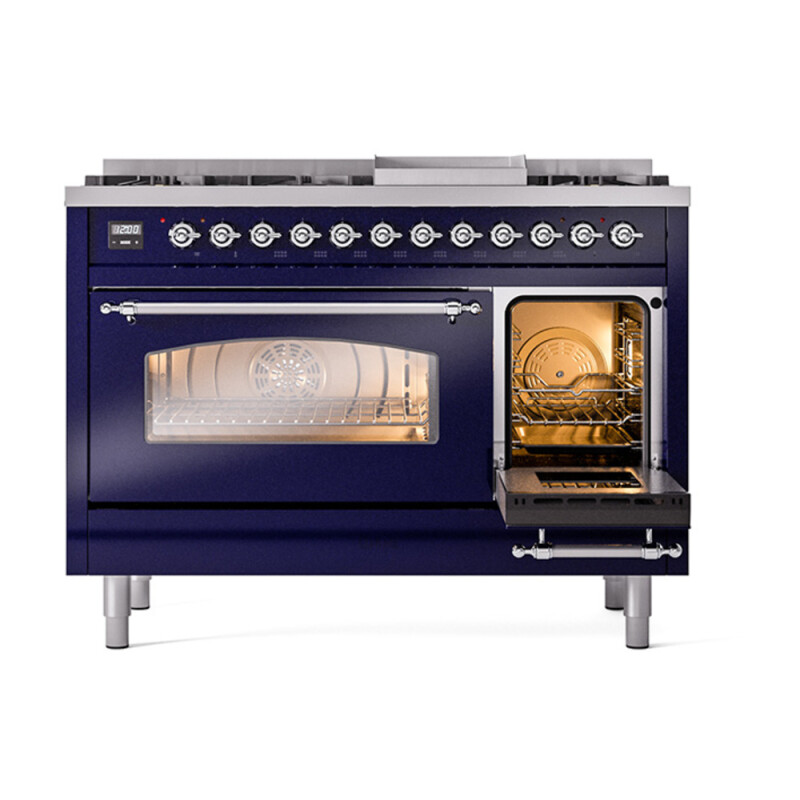 Nostalgie II 48 inch Dual Fuel Range with 5.02 cu. ft. Total Double Oven Capacity UP48FNMPMBC