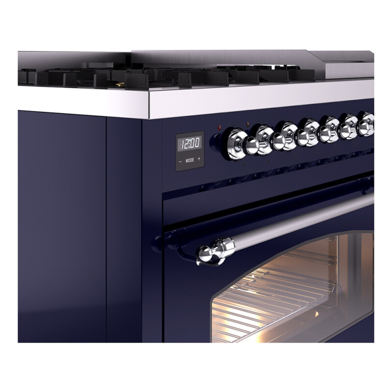 Nostalgie II 48 inch Dual Fuel Range with 5.02 cu. ft. Total Double Oven Capacity UP48FNMPMBCLP